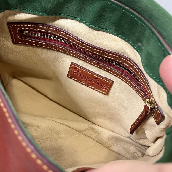 Dooney & Bourke Womens Ashley Messenger Bag Florentine Vacchetta Leather - Picture 8 of 14